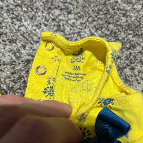 6 Pieces Baby Girl Clothes 3 Months Outfits Floral Ruffle Snaps - Picture 10 of 12